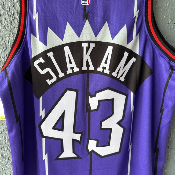 Toronto Raptors Siakam Basketball Jersey Purple - Picture 4 of 5